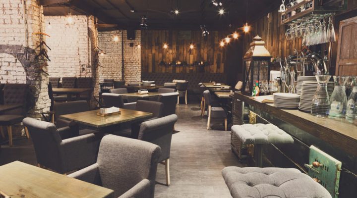 plenty chairs and tables for customers in the bar and restaurant business